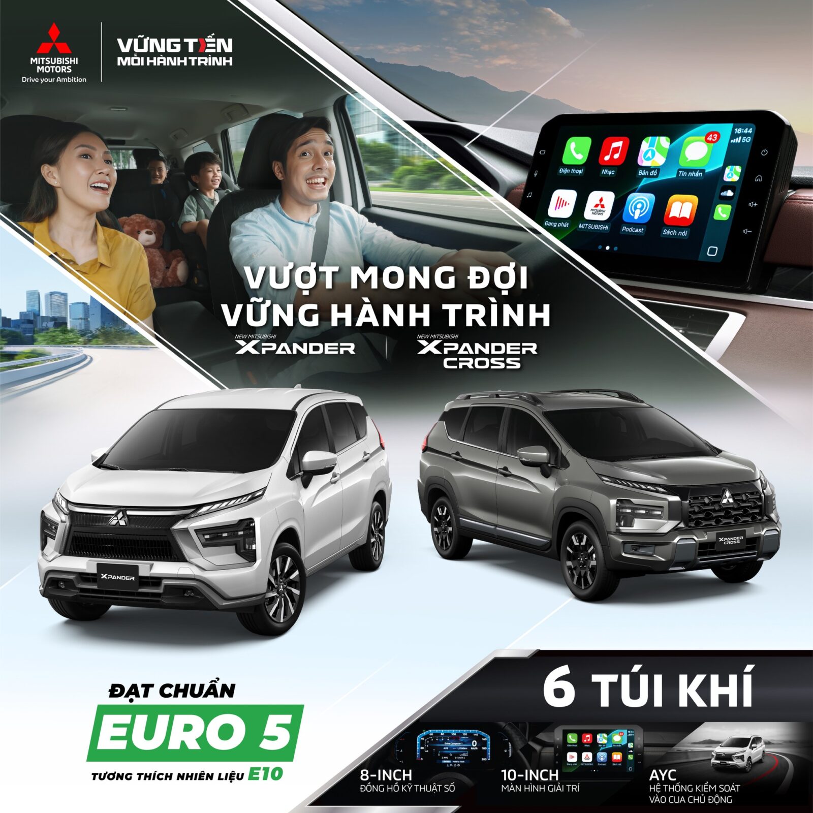 xpander pre Mitsubishi Xpander Premium Facelift 2025 – MPV 7 chỗ chuẩn mực cho gia đình hiện đại